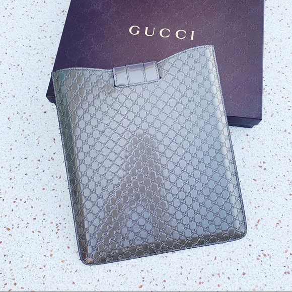 NWT Authentic Gucci Patent Leather Ipad Case - Picture 2 of 7